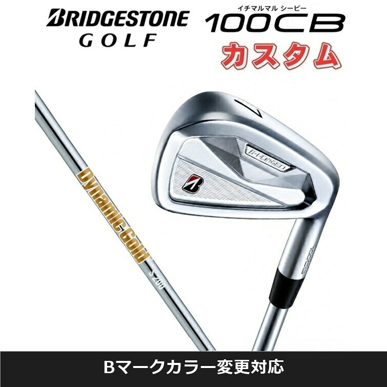 【カスタムオーダー】【Bマークカラー変更】【単品】ブリヂストンゴルフ 100CB アイアン DG HT ダイナミックゴールド BRIDGESTONE GOLF