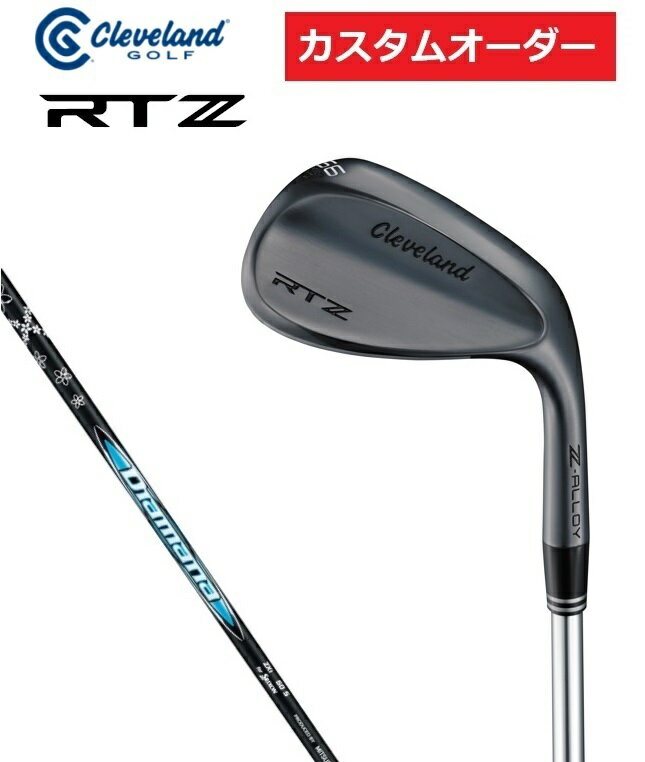 【カスタムオーダー】Cleveland クリーブランド RTZ ウエッジ ブラックサテン Diamana.ZXi.for.CG 特注 受注生産【シャフト】