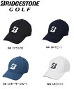 BRIDGESTONE GOLF BS ブリヂストンゴルフ 春夏 クールバイタル ラウンディッシュキャップ CPS25C フリーサイズ(約56~59cm)