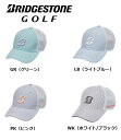 BRIDGESTONE GOLF BS ブリヂストンゴルフ 春夏 レディス 限定プロモデルキャップ CPS25L