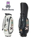 サイコバニー キャディバッグ LOGOART Psycho Bunny PBMG5FC4 ゴルフ バッグ キャディバック
