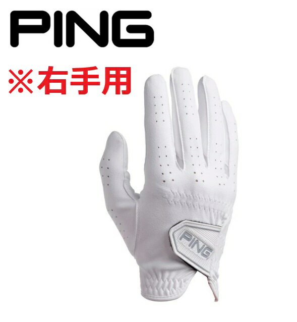 Rakuten - PING(ピン) ゴルフ グローブ 全天候 合成皮革 GL-U2601 ホワイト 右手用