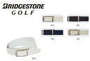 BRIDGESTONE GOLF ベルト　BTG24F ■ 本体価格：￥7,150（税込） ■ 素材：表：合成皮革、裏：合成皮革 ■ 長さ：115cm　※幅：35mm