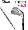 【左用】【カスタムオーダー】タイトリスト 2023年モデル T100 アイアン 単品 3 4 DG.TOUR.ISSUE.EX