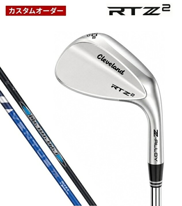 【カスタムオーダー】クリーブランド RTZ2 ウェッジ ツアーサテン仕上げ カーボンシャフト Cleveland Golf DUNLOP(ダンロップ)