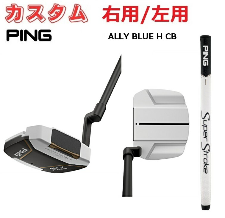 Rakuten - 【カスタムオーダー】【右用/左用】PING ピン SCOTTSDALE TEC ALLY BLUE H CB(アリーブルーH CB)ゴルフクラブ パター PT 受注生産 特注