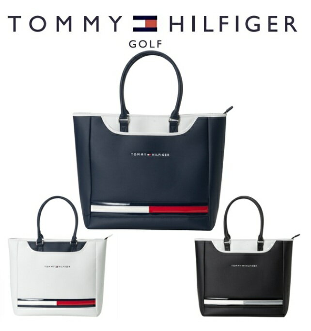 TOMMY HILFIGER GOLF(トミー ヒルフィガー ゴルフ) THMG6STA トートバッグ ベーシック ホワイト ブラック ネイビー ゴルフ