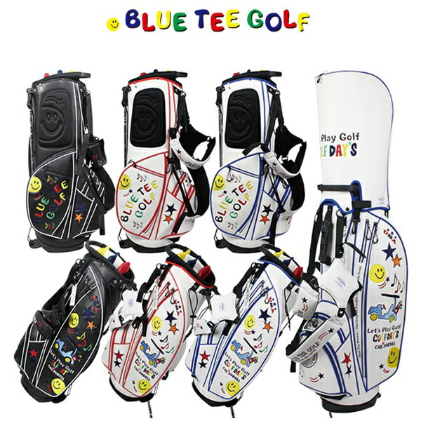 ブルーティーゴルフBULE TEE GOLFスマイル＆カート スタンド キャディーバッグCB-008 9インチ 3.2kg46インチ対応 キャディバッグ