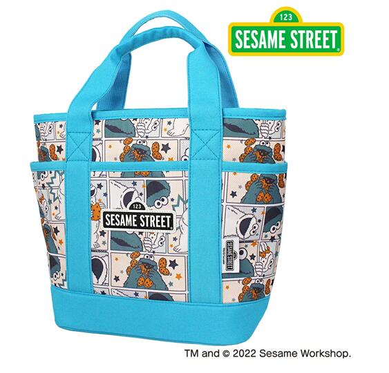 セサミストリート SESAME STREETラウンドバッグ ラウンドポーチクッキーモンスター OBG0002