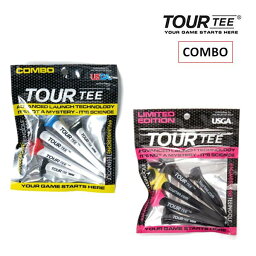 TOUR TEE ツアー ティーCOMBO コンボ 5本アソートパックマルチ ブラックTEMGNT41