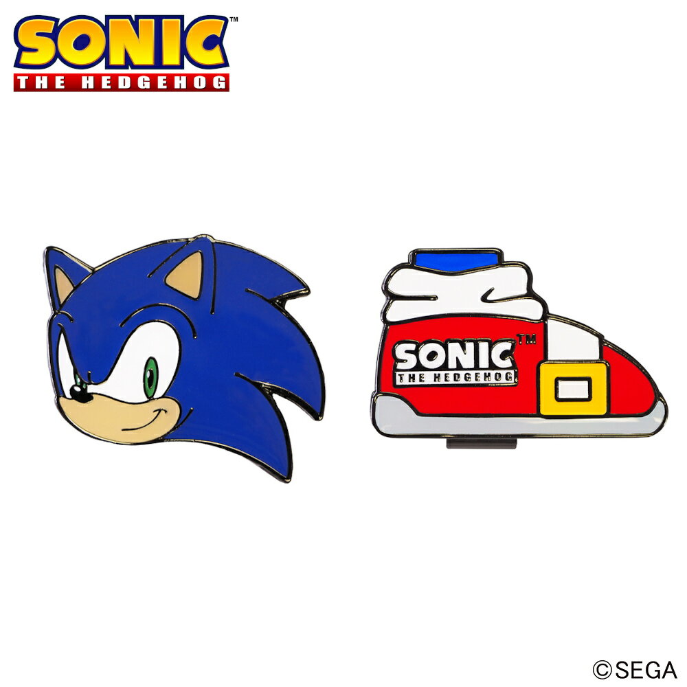 ソニック・ザ・ヘッジホッグ ゴルフマーカー マグネット 磁石 キャラクター ゲーム SEGA セガ ゴルフ グッズ コンペ 景品 SHM001