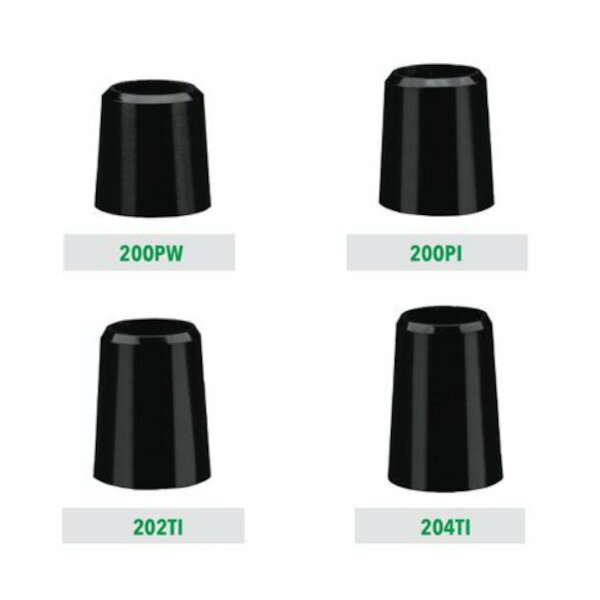 ソケットの上部を面取りし、シャフトからソケットへの移行をよりスムーズにした高水準ソケットです。 外径は小さく現代的に設計されており、削る作業を極力抑えます。 200PW 内径：8.5mm(0.335") 底辺外径（約)：12.3mm(0.485") 本体長さ（約)：12.7mm(0.500") 本体色：ブラック 入り数：12個入 200PI 内径：9.4mm(0.370") 底辺外径（約)：13.6mm(0.535") 本体長さ（約)：15.2mm(0.600") 本体色：ブラック 入り数：12個入 202TI 内径：9.0mm(0.355") 底辺外径（約)：13.8mm(0.545") 本体長さ（約)：17.8mm(0.700") 本体色：ブラック 入り数：12個入 204TI 内径：9.0mm(0.355") 底辺外径（約)：14.3mm(0.560") 本体長さ（約)：19.0mm(0.750") 本体色：ブラック 入り数：12個入 ドライバー/フェアウェイ/ウッド/ハイブリッド/ユーティリティ/アイアン 【メール便対応商品です】 ・1封筒に8個まで入れることができます。 ・必ずメール便を選択して下さい。 ・ご注文後の配送方法変更は出来ません。 ・必ずお買い物ガイドをご参照下さい。　