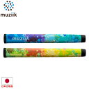 muziik ムジーク パターグリップ ペイントデザイン テーパーレススタンダード カラフル オシャレ (Putter Grip paint design) PWE2V-WSP