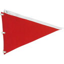 ライト M-121 ナイロン 無地 三角旗 【240円メール便対応商品】【ゴルフ】