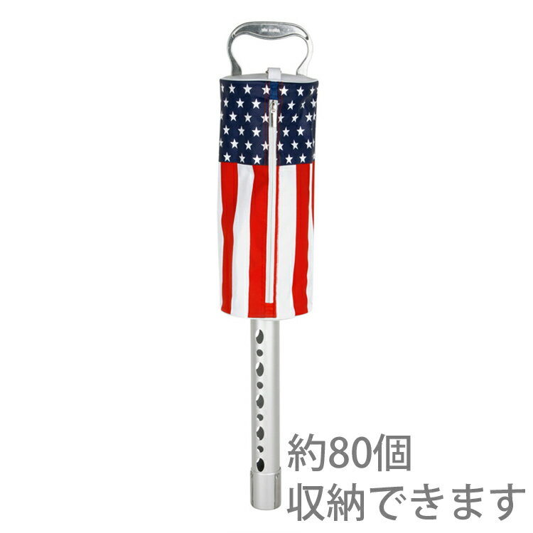 yizCebN A~jE nh USA {[ WiIntech Golf Ball Shag Bag with Aluminum Handle and Frame, USAj IN023556 yStz