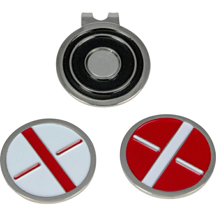 【ゆうパケット配送無料】 マックスフライ メタル ボールマーカー ＆ ハットクリップセット（Maxfli Metal Ball Marker and Hat Clip Set） MX164 【ゴルフ】