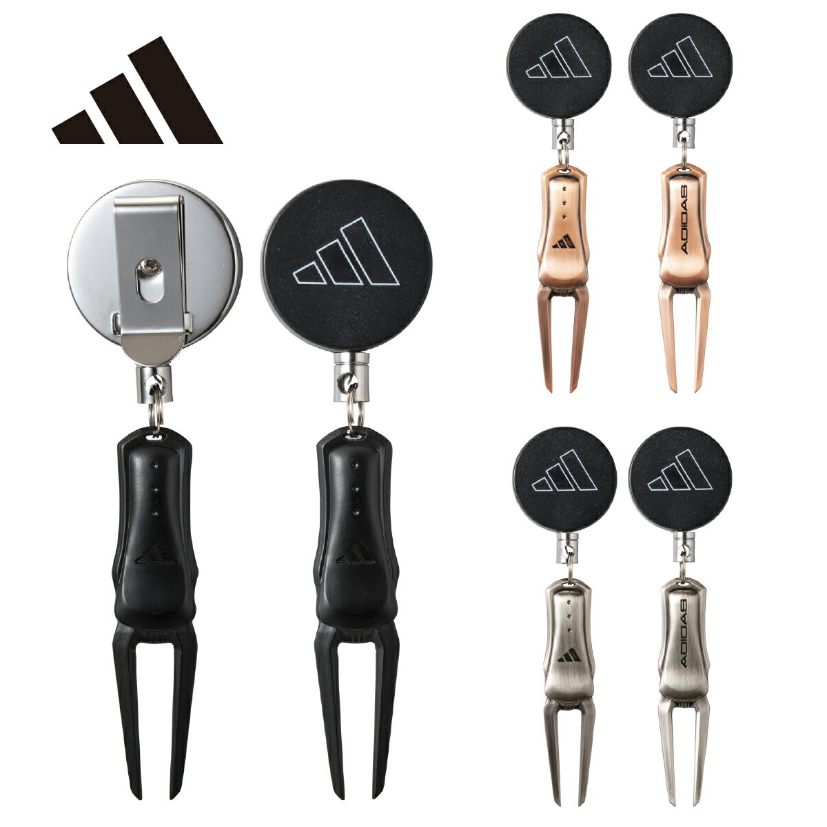 アディダス（adidas）2023年モデル グリーンフォーク（Green Fork）マーカー ゴルフ ADF-937 【240円メール便対応商品】【ゴルフ】 その1