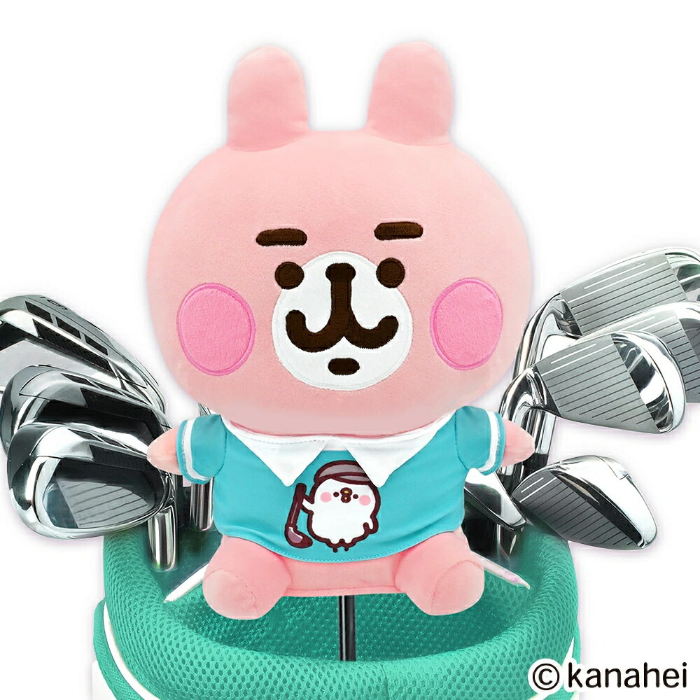 Driver - カナヘイの小動物（うさぎ）　ヘッドカバー ドライバー用（DR）キャラクター おしゃれ ぬいぐるみ ライセンス商品 ゴルフ グッズ 景品 コンペ プレゼント 父の日 母の日 KHHD001