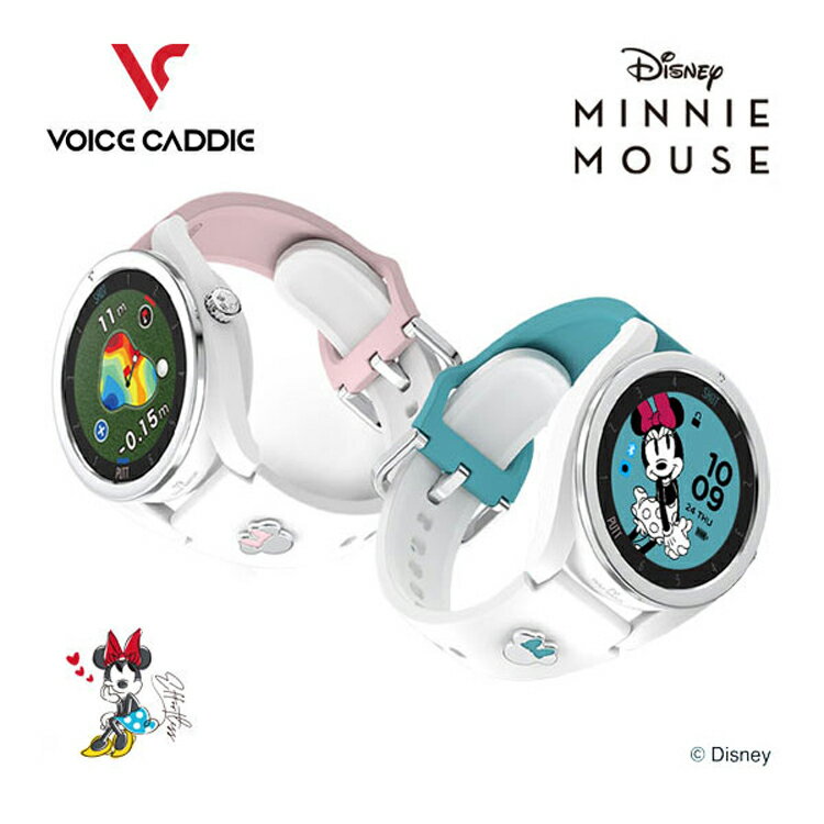 ボイスキャディ T9 ディズニーバージョン ミニーマウス エディション Disney Minnie Mouse Edition t9 Voice Caddie 腕時計型 GPSゴルフナビ 高性能 距離測定器 スマートウォッチ T9 【ゴルフ …