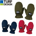 【両手用】 朝日ゴルフ ターフデザイン TURFDESIGN ミトングローブ 寒さ対策 エアーフレイク Air Flake 使用 通勤 通学 防寒着 ウインター...