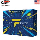 【アメリカ売上NO.1ブランド】【特価品】トップフライト 2024 XL CONTROL コントロール 12球入 ゴルフ ボール (Top Flite 2024 XL Control Golf Balls) 【US正規品】 TFB0047