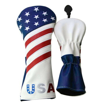 【ゆうパケット配送無料】 バラ売 PUレザー USA ウッドヘッドカバー (#1・#3・#5・UT) AH126 【ゴルフ】