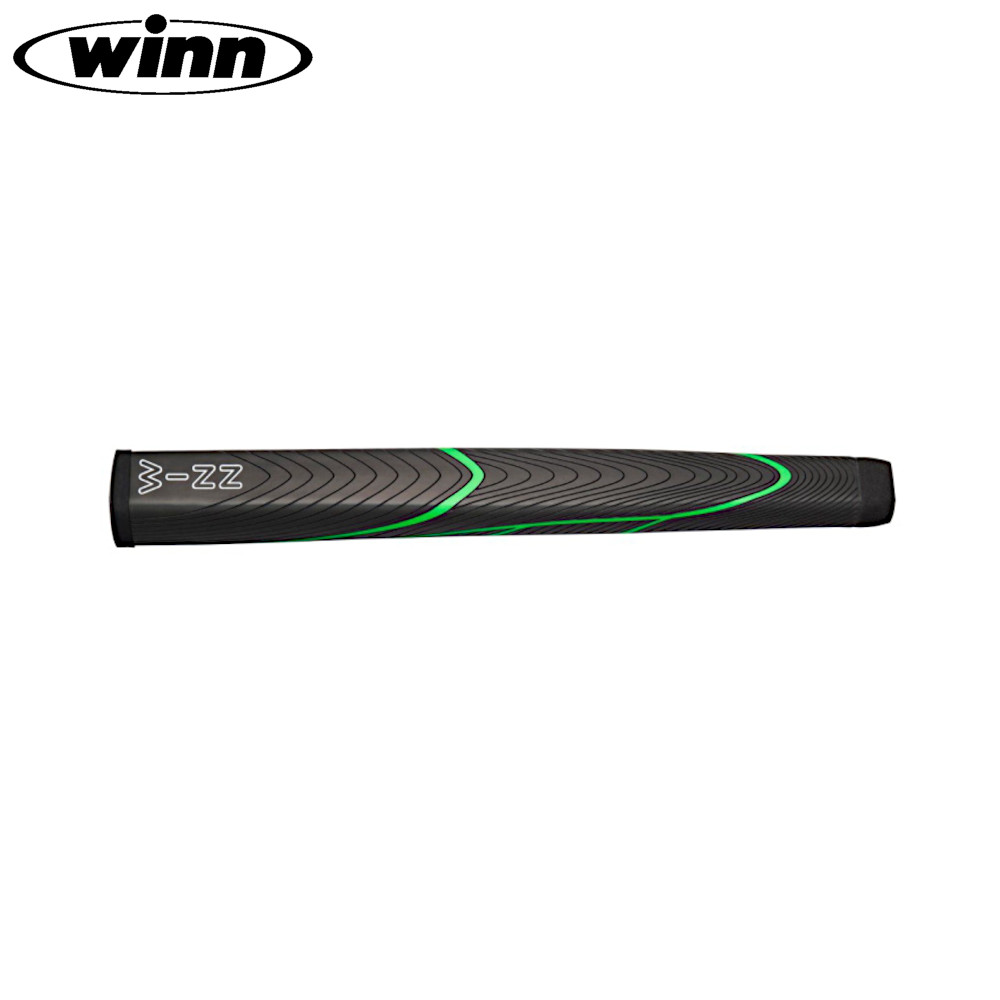 ウィン（winn）ウルトラビッグライトパターグリップ ブラック/グリーン 軽量タイプ ゴルフ パター用 WINN-88WSL-BKGN