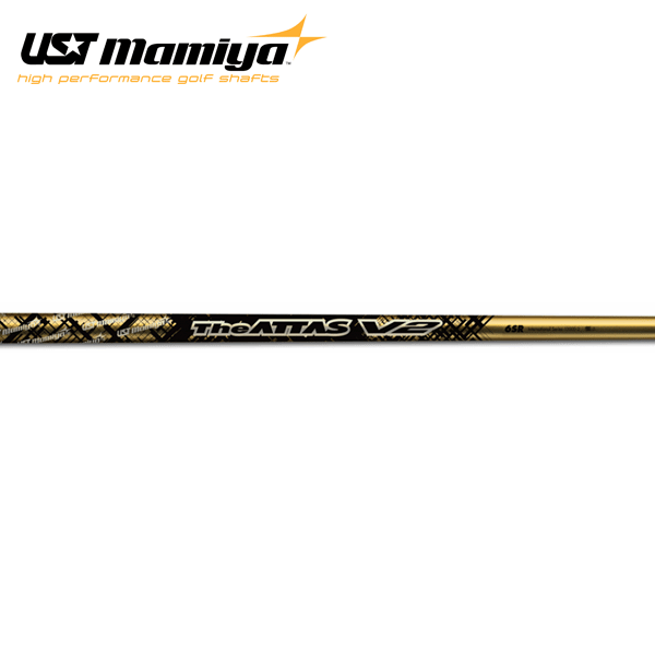 【数量限定】【キャロウェイ ウッド用 互換 スリーブ付きシャフト】USTマミヤ ジ・アッタス ブイツー ゴールドバージョン (UST Mamiya The AT...