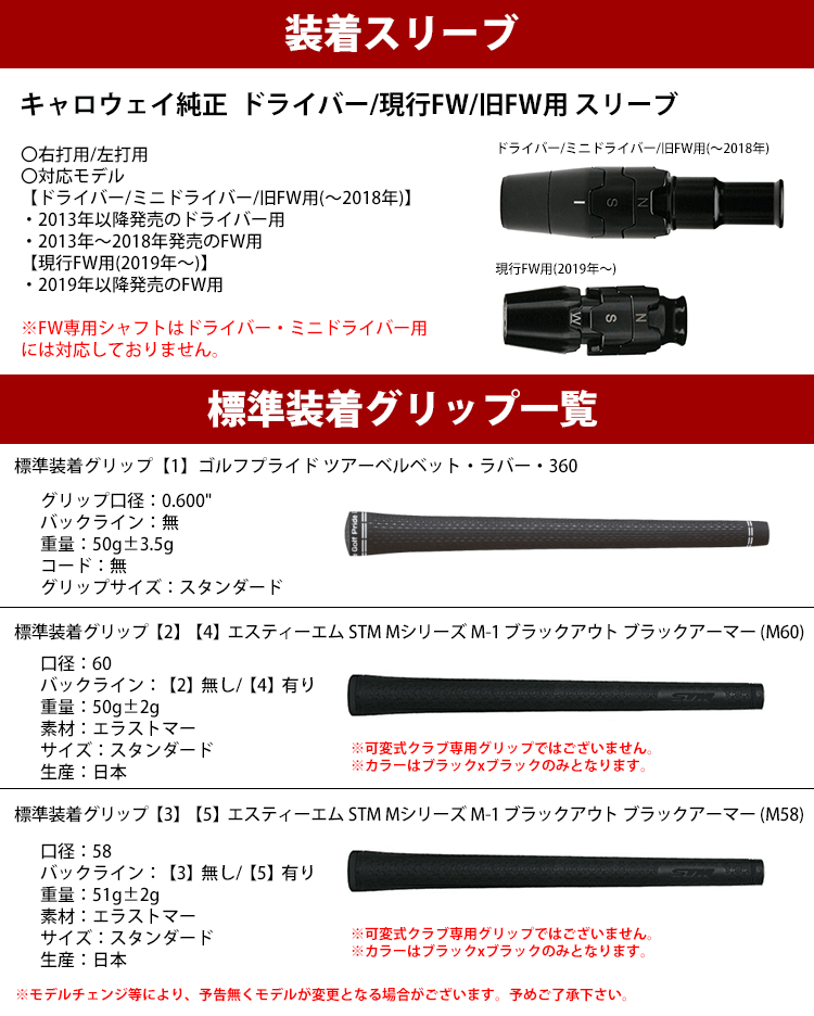 【全てメーカー純正部品使用】【キャロウェイ ドライバー/旧FW用 純正スリーブ装着シャフト】 グラファイトデザイン Tour AD IZ (Graphite Design Tour AD IZ) 3