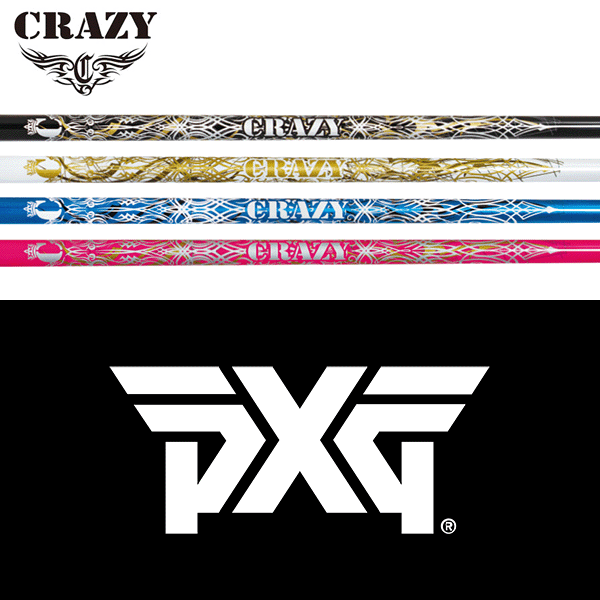 【全てメーカー純正部品使用】【PXG ウッド用 純正 スリーブ付きシャフト】 クレイジー Royal Decorati..