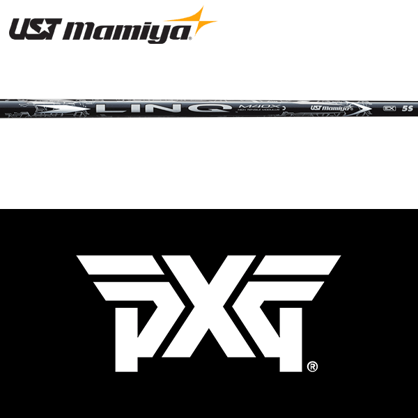 【全てメーカー純正部品使用】【PXG ウッド用 純正 スリーブ付きシャフト】USTマミヤ LIN-Q (リンク) WHITE EX