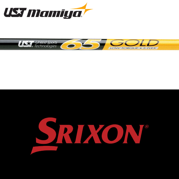 【全てメーカー純正部品使用】【スリクソン ZXi ウッド用 純正 スリーブ付きシャフト】 USTマミヤ 65 Gold (US仕様) (UST Mamiya 65 Gold)