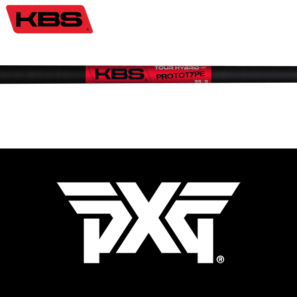 【全てメーカー純正部品使用】【PXG ハイブリッド用 純正 スリーブ付きシャフト】 KBS ツアー プロトタイプ グラファイト ハイブリッド アイアン (US仕様) (KBS Tour Prototype Graphite Hybrid)