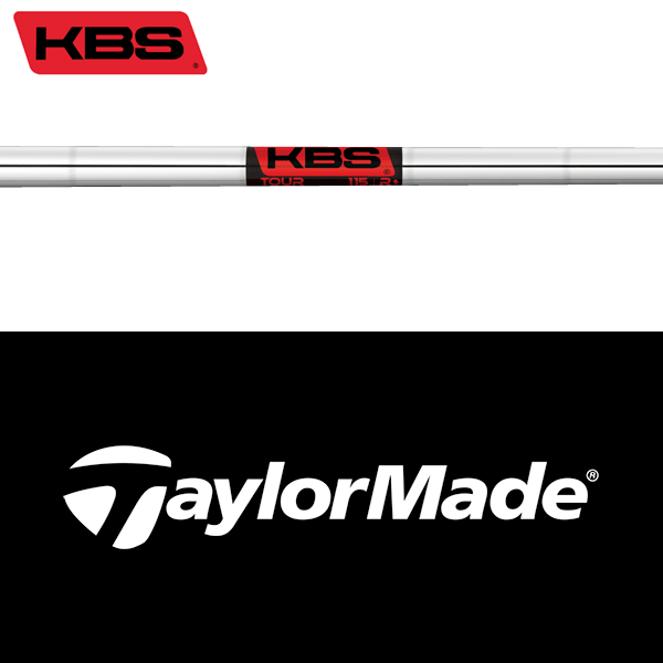 【全てメーカー純正部品使用】【テーラーメイド RESCUE/GAPR 純正 スリーブ付きシャフト】 KBS ツアー スチール アイアン (KBS Tour)