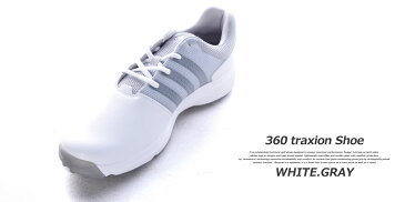 (在庫処分)アディダス adidas シューズ メンズ ゴルフシューズ ゴルフウェア 360 トラクション シューズ【ワイド】 大きいサイズ USA直輸入 あす楽対応