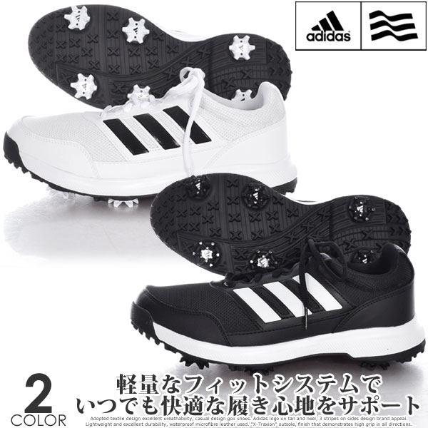 （★スペシャル感謝セール）アディダス adidas メンズ ゴルフシューズ ゴルフウェア テック レスポンス 2.0 シューズ【ワイド】 大きいサイズ USA直輸入　あす楽対応