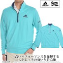 （スペシャル感謝セール★）アディダス adidas ゴルフウェア メンズ 秋冬ウェア 長袖メンズウェア 1/4 ジップ 長袖プルオーバー USA直輸入 あす楽対応 その1