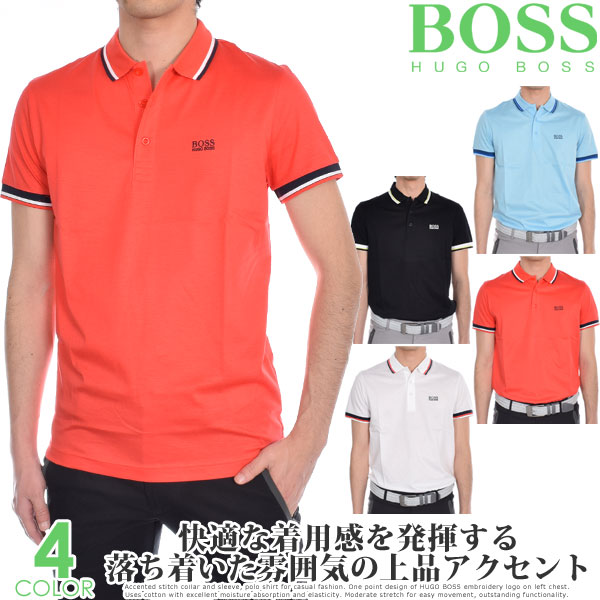 （スぺシャル感謝SALE）ヒューゴボス HUGO BOSS メンズウェア ゴルフウェア メンズ シャツ トップス ポロシャツ 春夏 おしゃれ パディ 1 半袖ポロシャツ 大きいサイズ USA直輸入 あす楽対応