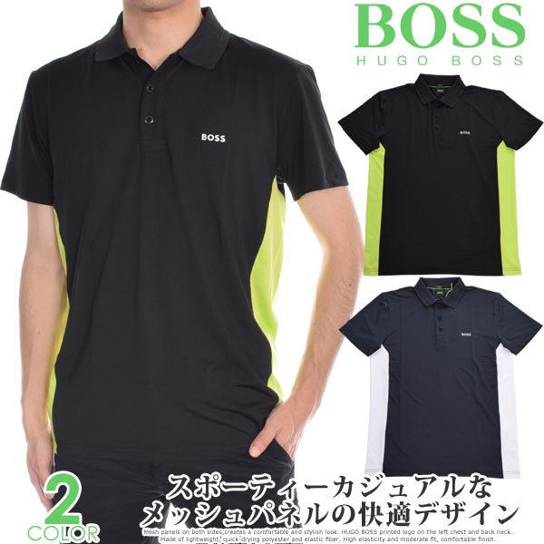 ヒューゴ・ボス ポロシャツ メンズ （超お買い得半袖ウェア）ヒューゴボス HUGO BOSS ゴルフウェア メンズ メンズウェア シャツ トップス ポロシャツ 春夏 Paddytech 半袖ポロシャツ 大きいサイズ USA直輸入 あす楽対応