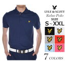 ゴルフウェア メンズ シャツ トップス ポロシャツ 春夏 おしゃれ ライル＆スコット LYLE&SCOTT　ゴルフ ポロシャツ ゴルフウェア メンズウエア　ケルソ　半袖ポロシャツ　大きいサイズ USA直輸入　あす楽対応