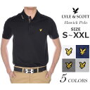 ゴルフウェア メンズ シャツ トップス ポロシャツ 春夏 おしゃれ ライル＆スコット LYLE&SCOTT　ゴルフ ポロシャツ ゴルフウェア メンズウエア　ホーイック　半袖ポロシャツ　大きいサイズ USA直輸入　あす楽対応