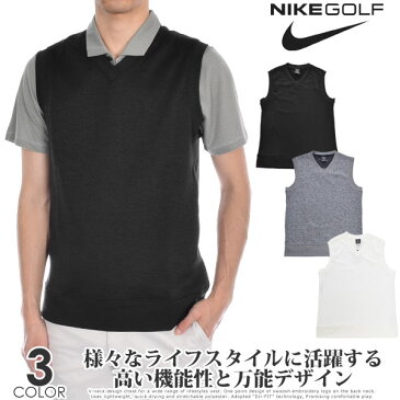 (スペシャル感謝セール)ナイキ ゴルフウェア メンズ おしゃれ 秋冬ウェア ゴルフベスト Dri-FIT セーター ベスト 大きいサイズ USA直輸入 あす楽対応
