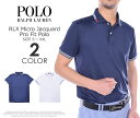ポロゴルフ　ラルフローレン　ゴルフ RLX　マイクロ　ジャガード　プロ　フィット　半袖ポロシャツ　大きいサイズ USA直輸入