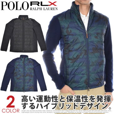 (在庫処分)ポロゴルフ ラルフローレン ゴルフウェア 秋冬ウェア 長袖メンズウェア RLX キルト ウール ハイブリッド 長袖ジャケット 大きいサイズ USA直輸入 あす楽対応