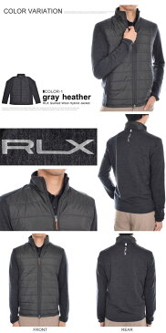 (在庫処分)ポロゴルフ ラルフローレン ゴルフウェア 秋冬ウェア 長袖メンズウェア RLX キルト ウール ハイブリッド 長袖ジャケット 大きいサイズ USA直輸入 あす楽対応
