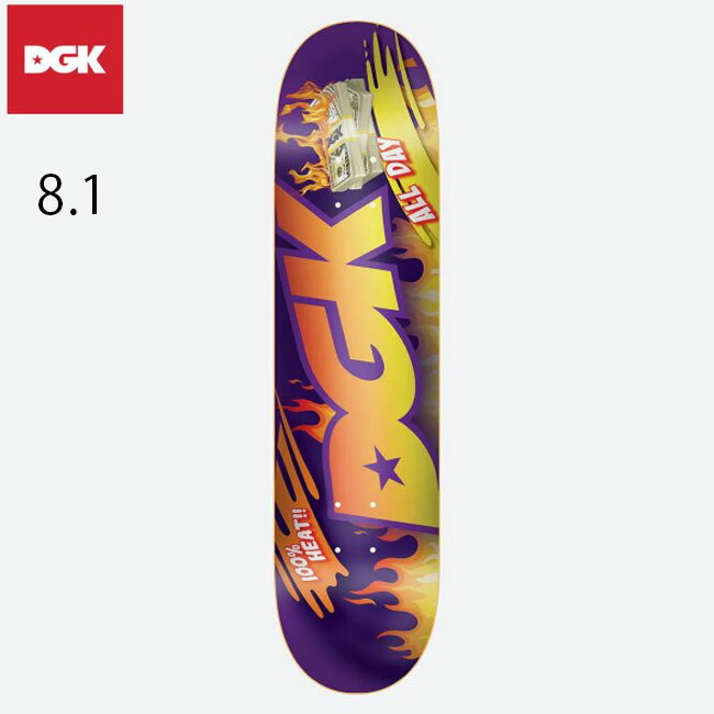  10 1 őP21.5{ XP[g fbL DGK fB[W[P[ STREET HEAT 8.1 XP[g{[h skateboard deck XP{[