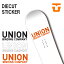 ステッカー ユニオン UNION UBC DIECUT STICKER (25cm x 9cm) カッティングステッカー