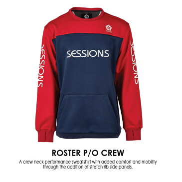 セッションズ トレーナー SESSIONS ROSTER P/O CREW 19-20モデル スエット アウター スノーボード ウェアー スノボ