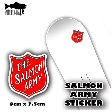 ステッカー SALMON ARMS VYNL STICKER サーモン アームズ シャケ 鮭 スノーボード用グローブ MITT ミット ミトン snowboard【店頭受取対応商品】