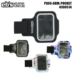 パスケース eb's エビス PASS ARM POCKET(パス アームポケット) アーム巻き付けタイプ スノーボード スノボ リフト券ホルダー